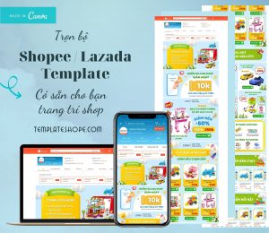 Trang trí shop Shopee/Lazada