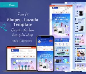 template shopee